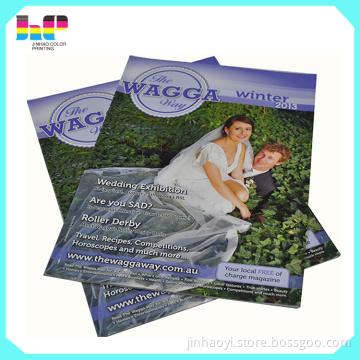oem professional custom design wedding magazine printing
